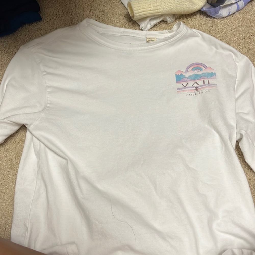 white long sleeve shirt (size L)